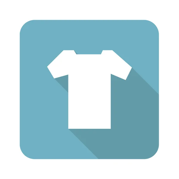 Čtvereček tričko ikonou — Stockový vektor