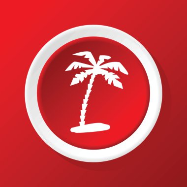 Tatil simgesi üzerinde kırmızı