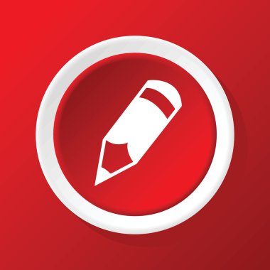 Kırmızı kalem simgesini