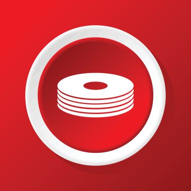 Disk kazık simgesi üzerinde kırmızı