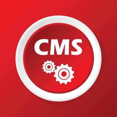 CMS simgesi üzerinde kırmızı