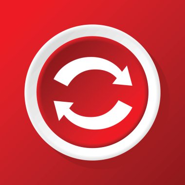 Exchange simgesi üzerinde kırmızı