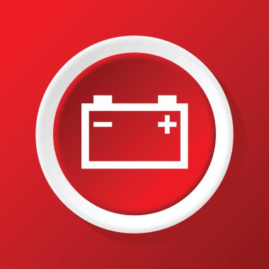 Akü simgesi üzerinde kırmızı