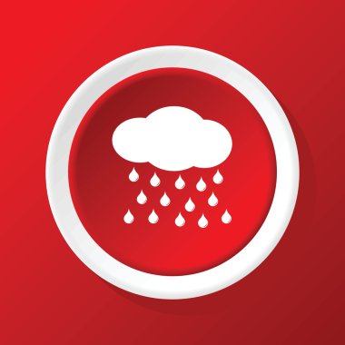 Simgesi üzerinde kırmızı yağmur