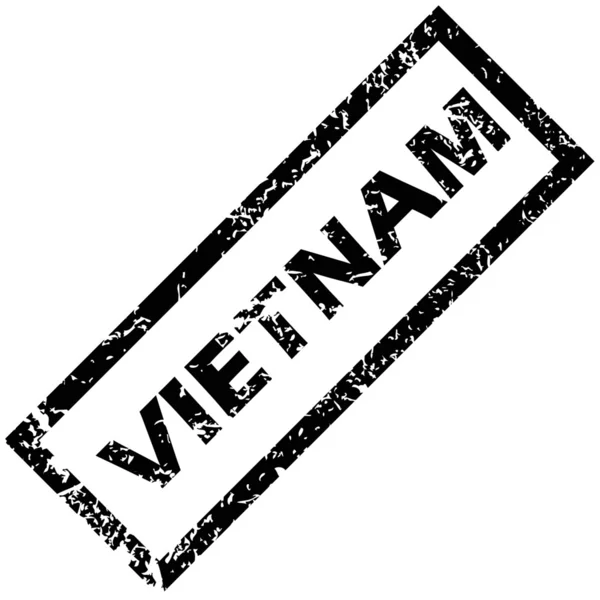 Vietnam gummistämpel — Stock vektor