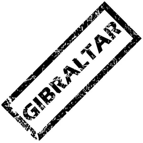 Sello de goma Gibraltar — Archivo Imágenes Vectoriales