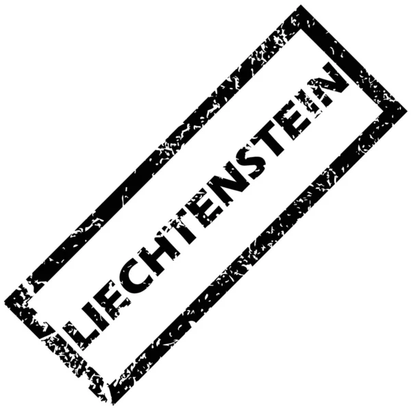 Liechtenstein rubber stempel — Stockvector