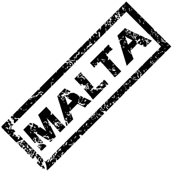 Malta Sello de goma — Vector de stock