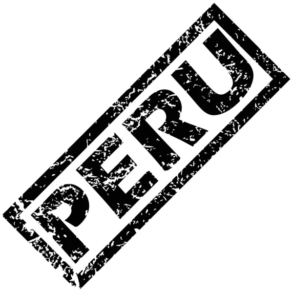 Peru stempel — Stockvector