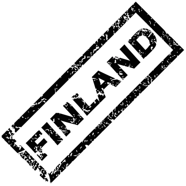 Finland stempel – stockvektor