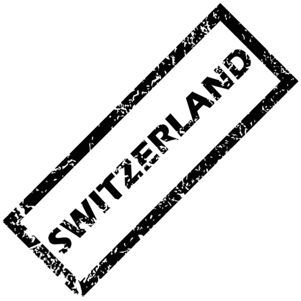 Pieczęć Szwajcaria — Wektor stockowy