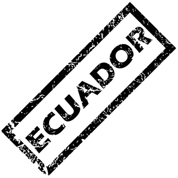 Timbro EQUADOR — Vettoriale Stock