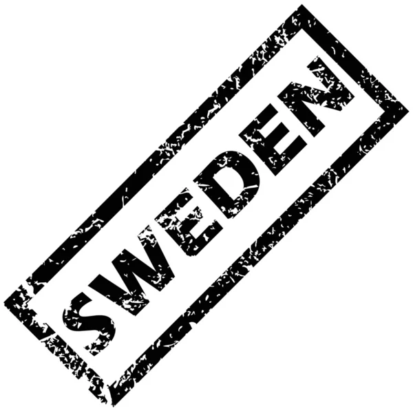 Zweden stempel — Stockvector