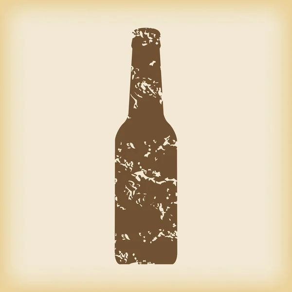 Grungy Flasche Symbol — Stockvektor