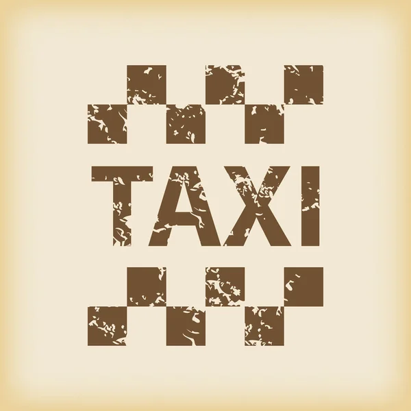 Значок шорсткою таксі — стоковий вектор