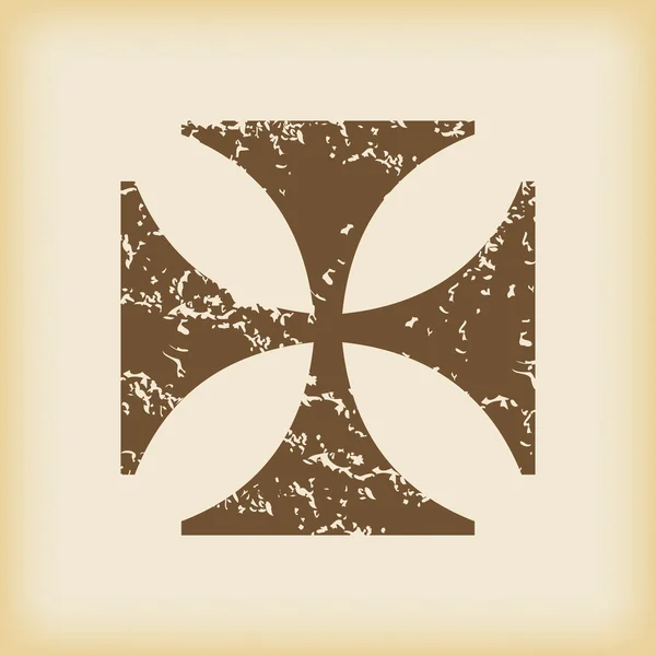 Ikona nieczysty Krzyż maltański — Wektor stockowy