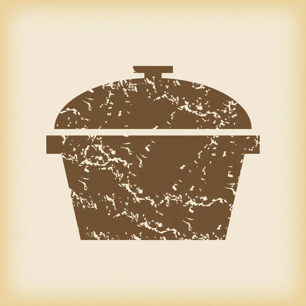 汚れたパン] アイコン — ストックベクタ