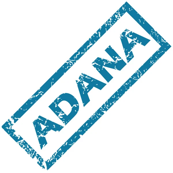 Sello de goma Adana — Vector de stock