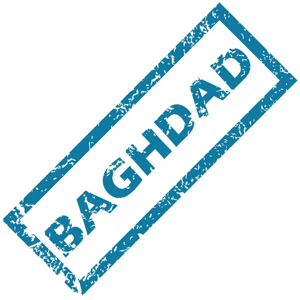 Timbro di gomma di Baghdad — Vettoriale Stock