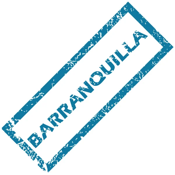 Barranquilla Rubberstempel — Stockvector