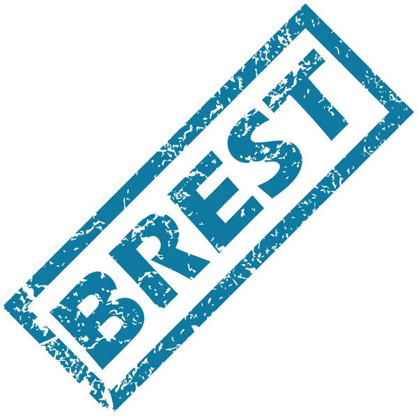 Brest Rubberstempel — Stockvector