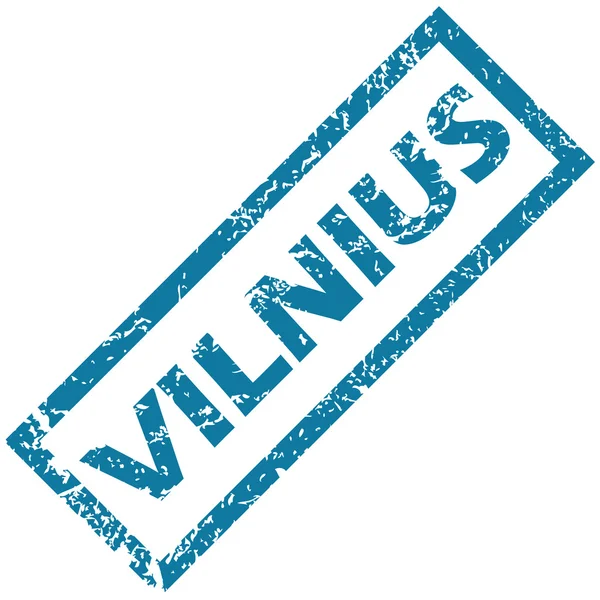 Vilnius rubber stamp — Stock Vector
