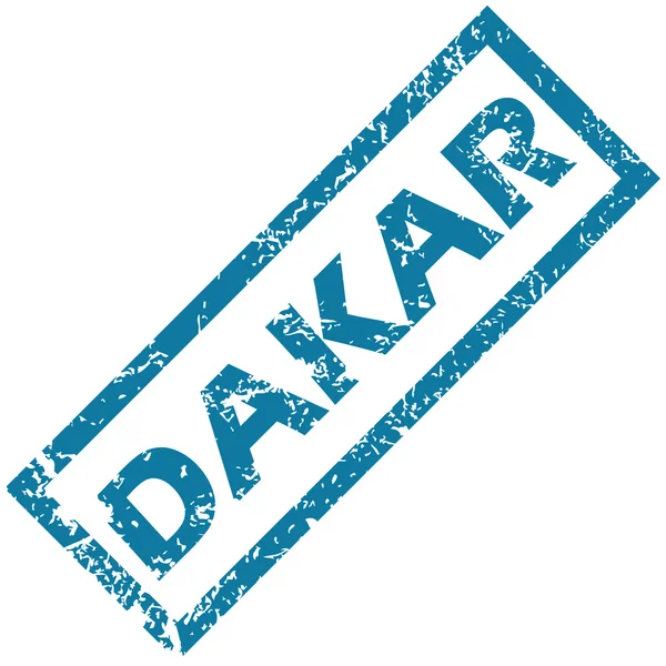 Dakar Rubberstempel — Stockvector