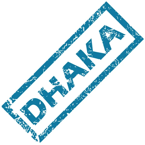 Dhaka rubber stamp — Stock Vector