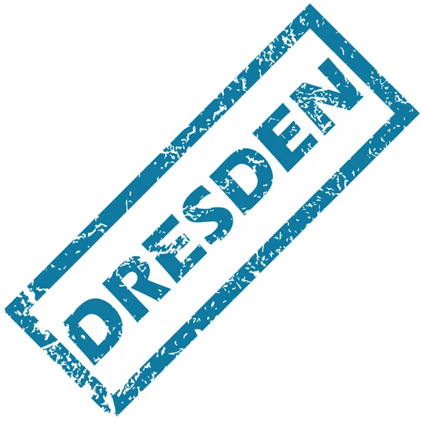 Dresden gummistämpel — Stock vektor