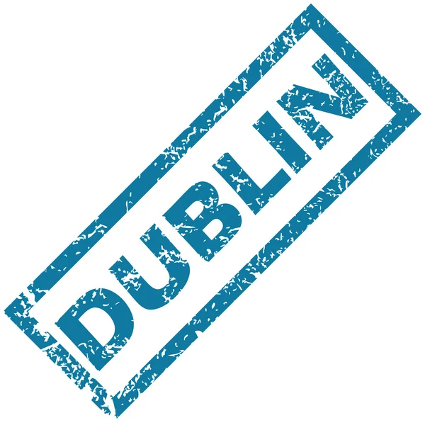 Dublin gummistämpel — Stock vektor