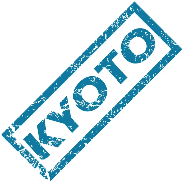 Kyoto gummistämpel — Stock vektor