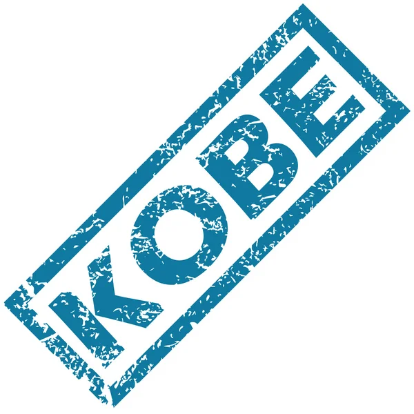 Kobe rubber stamp — Stock Vector