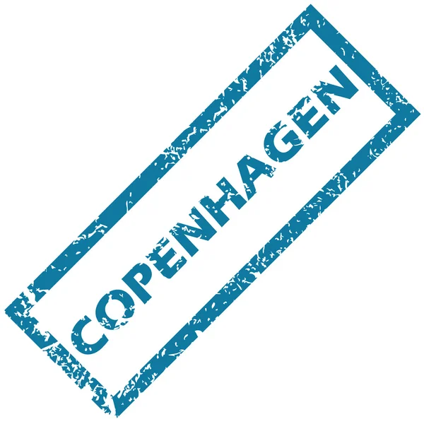 Κοπεγχάγη καουτσούκ σφραγίδα — Διανυσματικό Αρχείο