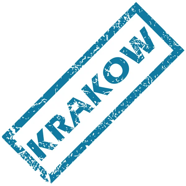 Krakow gummistämpel — Stock vektor
