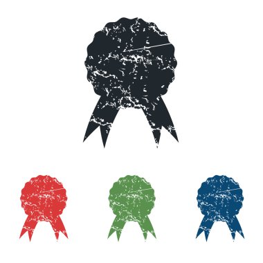 Sertifika mühür grunge Icon set