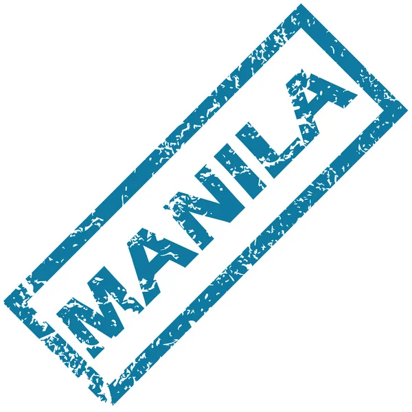 Sello de goma Manila — Vector de stock