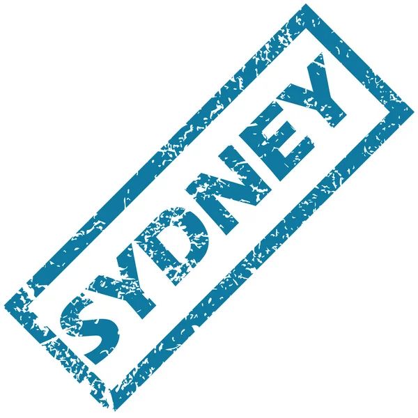 Сиднейская резиновая марка — стоковый вектор