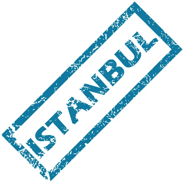 Резиновая марка Стамбула — стоковый вектор
