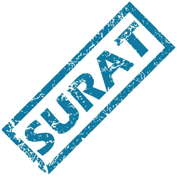 Sello de goma Surat — Vector de stock