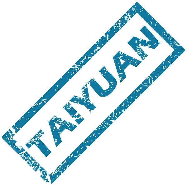 Taiyuan gummistämpel — Stock vektor