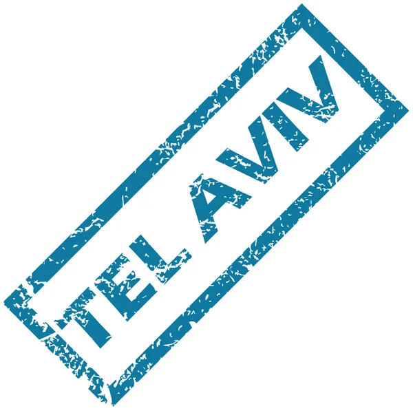 Tel Aviv Rubberstempel — Stockvector