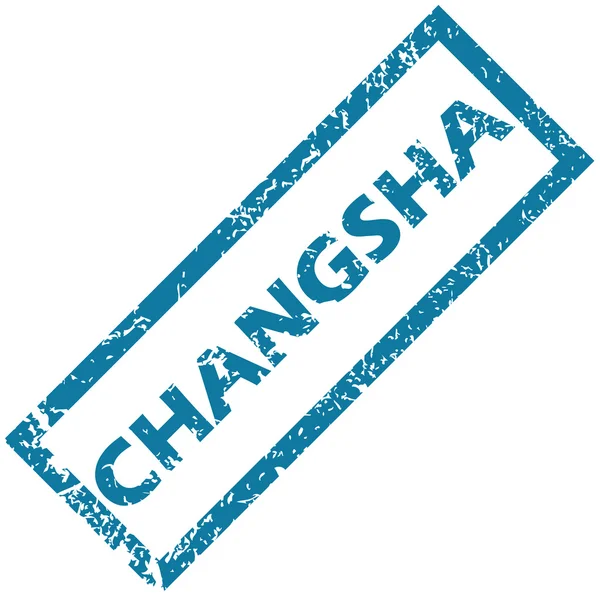 Timbre en caoutchouc Changsha — Image vectorielle