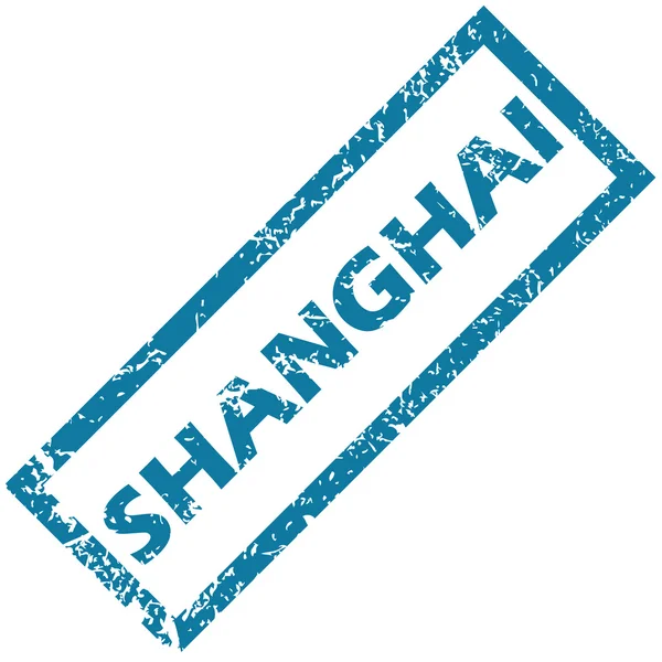 Timbre en caoutchouc Shanghai — Image vectorielle