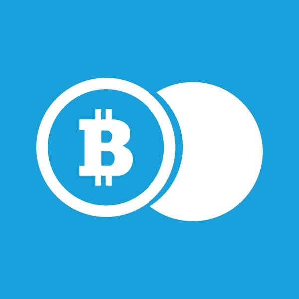 Bitcoin mince ikona — Stockový vektor