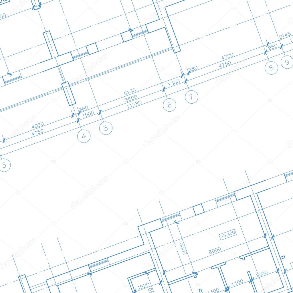 Architecture blueprint background