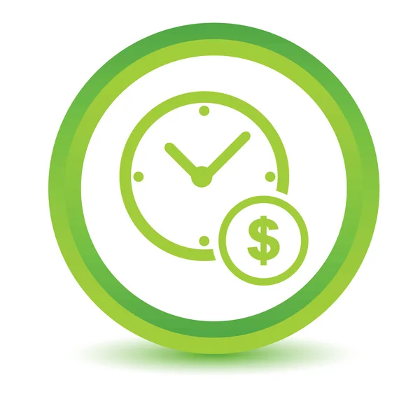 Time is money volumetric icon — Stock Vector