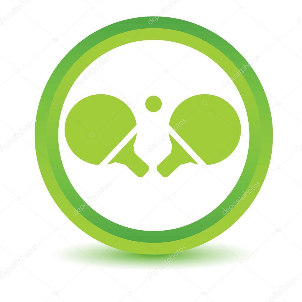 Tennis rackets volumetric icon