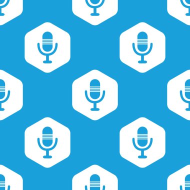 Mikrofon altıgen desen