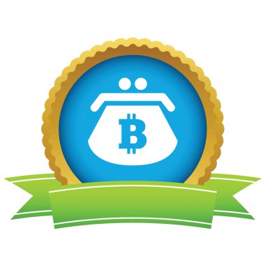 Bitcoin çanta yuvarlak simge
