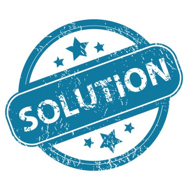 Çözüm yuvarlak damga